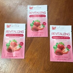 Walgreens Revitalizing/Detoxifying/Renewing Peel Off Masks 14.7 ml each